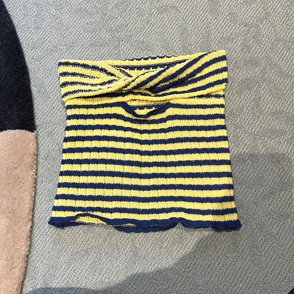 Knit tube top